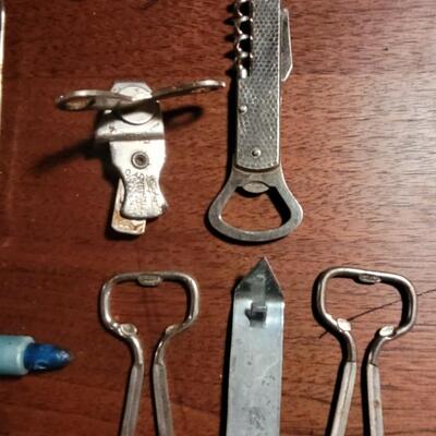 Lot 183: Bottle Openers and Nut Crackers & Picks