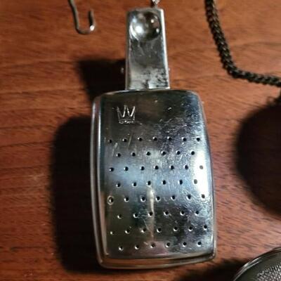 Lot 184: Tea Strainers 
