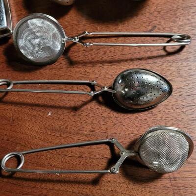 Lot 184: Tea Strainers 
