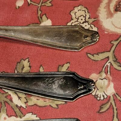 Lot 193: (4) Monogrammed Spoons