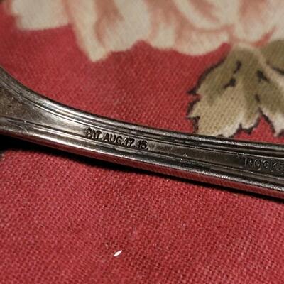 Lot 193: (4) Monogrammed Spoons