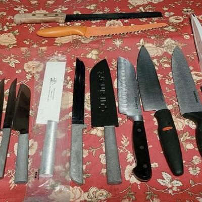 Lot 194: Large Kitchen Knife Lot