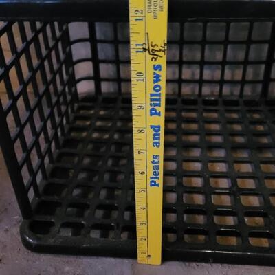 Lot 199: Black Crate Shelf 16.5" Ã— 15" Ã— 