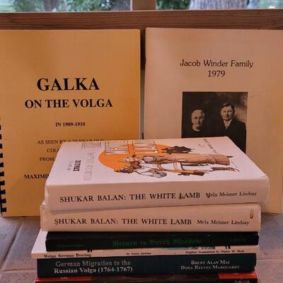 Lot 200: Volga German Books