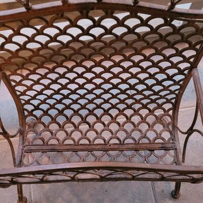 Lot 203: Metal Magazine Stand
