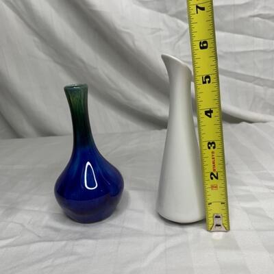 2 Small Ceramic Vases