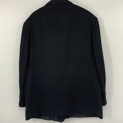 Textured Black Three Piece Suit