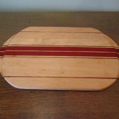 Hardwood Cutting Board with Juice Groove- 26