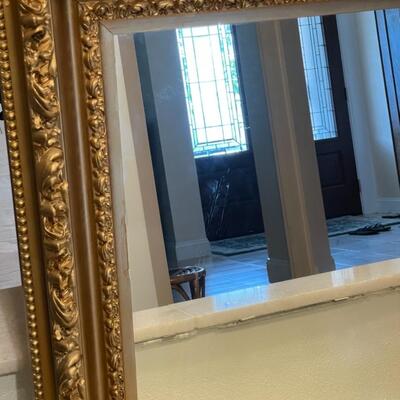 Antique Gold Gilded Wall Mirror