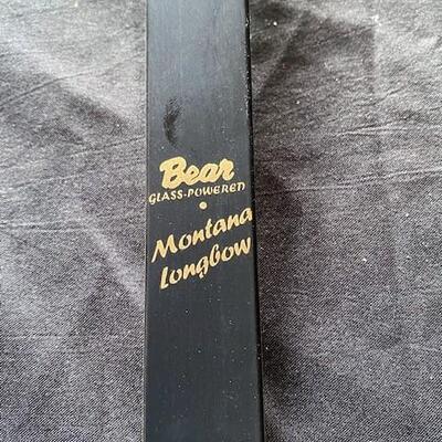 LOT#G4: Bear Montana Longbow