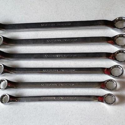 LOT#W7: Snap-On 6 Piece 12pt Box End Wrenches