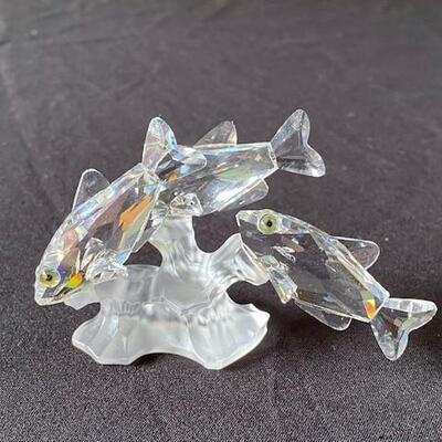 LOT#L26: Swarovski Crystal School of Fish