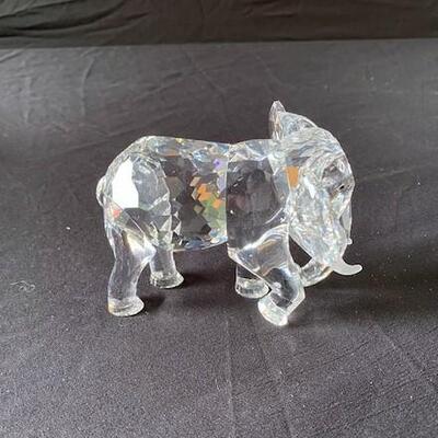 LOT#L31: Swarovski Crystal Elephant