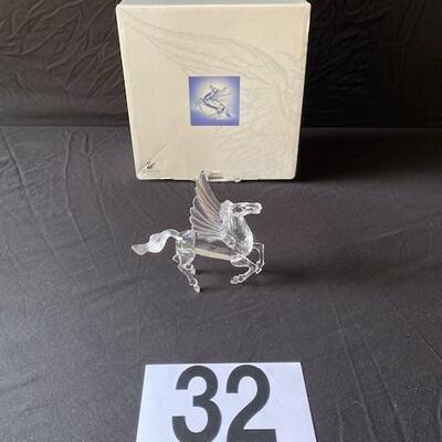 LOT#L32: Swarovski Crystal Pegasus