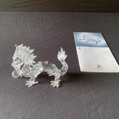 LOT#L33: Swarovski Crystal Dragon