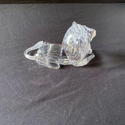 LOT#L34: Swarovski Crystal Lion