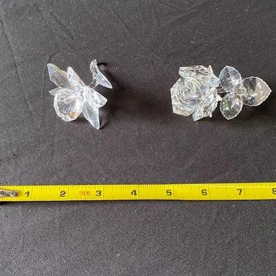 LOT#L42: Swarovski Crystal Flower Lot