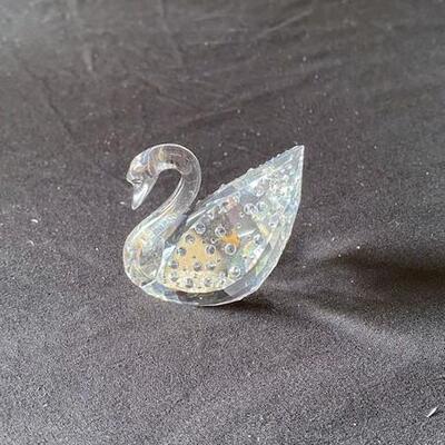 LOT#L47: Swarovski Crystal Swan