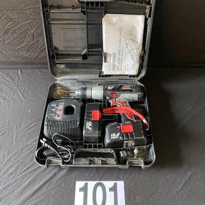 LOT#P101: Craftsman 18V Cordless Drill