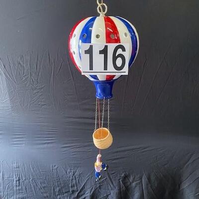 LOT#T116: Hot Air Balloon Hanging Lamp