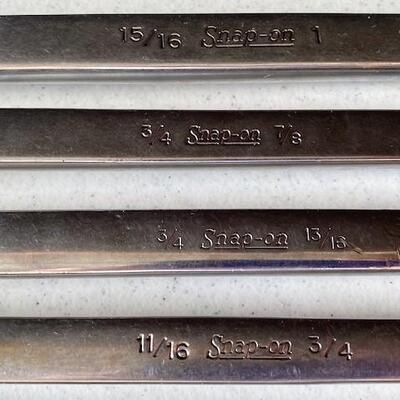 LOT#W186: Snap-On 9 Piece Offset Box Wrench Set