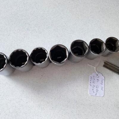 LOT#W204: Snap-On 15 Pieces 1/2