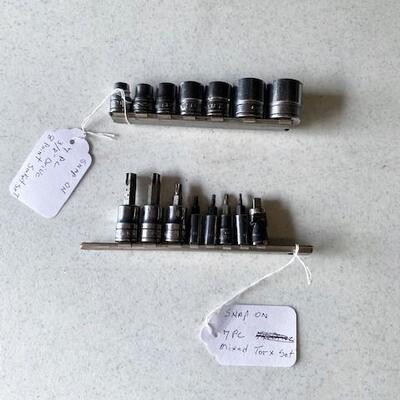 LOT#W205: Assorted Snap-On Sockets & Bits