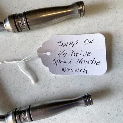 LOT#W207: Snap-On Speed Handled Wrenches