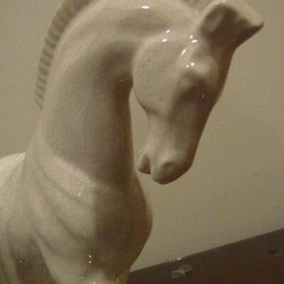 Ceramic Chinese Style Horse- Aprox 11 1/2
