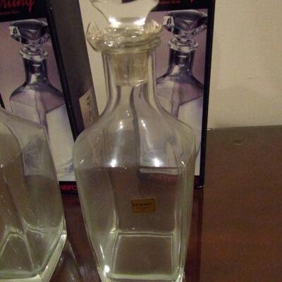 Two- 26 oz. Decanters by Luminarc