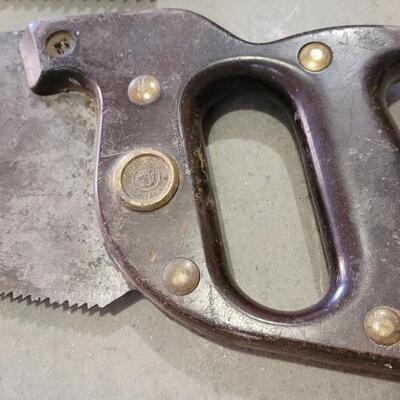 Lot 215: (2) Vintage DISTON Hand Saws