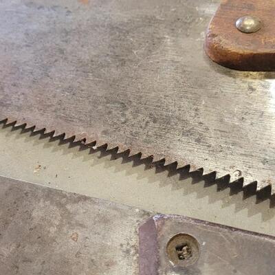Lot 215: (2) Vintage DISTON Hand Saws