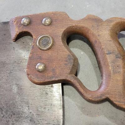 Lot 215: (2) Vintage DISTON Hand Saws