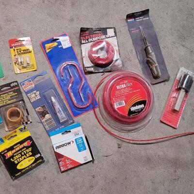 Lot 224: Garage Drawer Assortment of Home/Auto Improvement Items 
