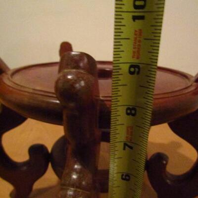 Rosewood Jardiniere Stand- Approx 11 1/2