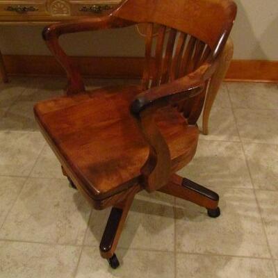 Wooden Banker's Chair- 24
