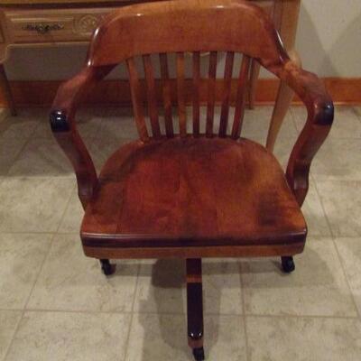 Wooden Banker's Chair- 24