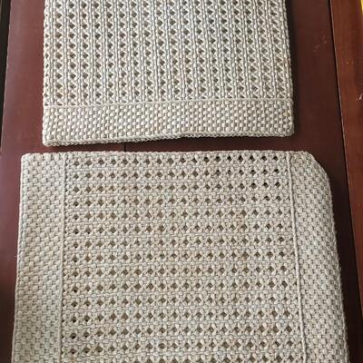 Lot 231: (2) Wicker Mats