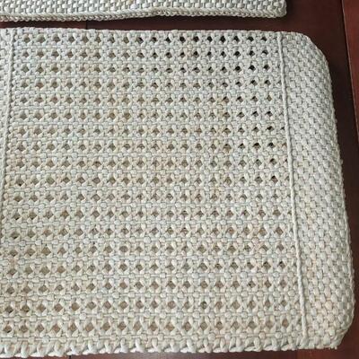 Lot 231: (2) Wicker Mats