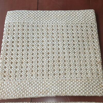 Lot 231: (2) Wicker Mats