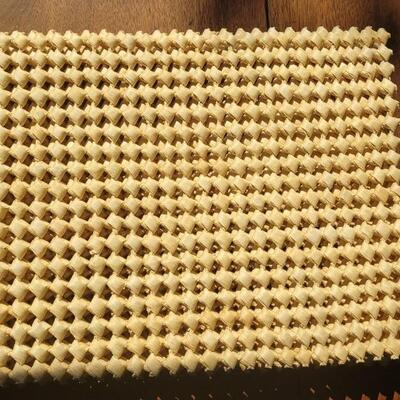 Lot 232: (6) Woven Rattan Placemats 