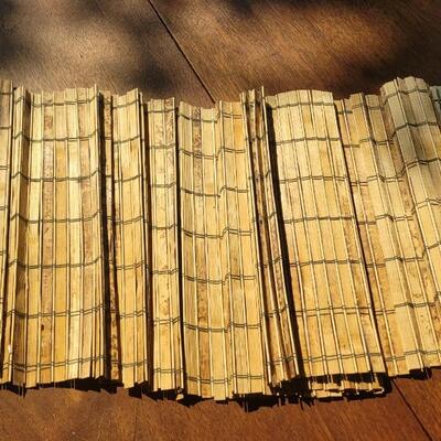Lot 234: (4) Bamboo Placemats and Table Runner 
