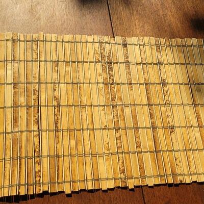 Lot 234: (4) Bamboo Placemats and Table Runner 