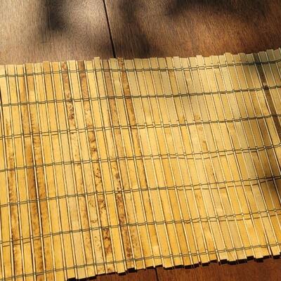 Lot 234: (4) Bamboo Placemats and Table Runner 