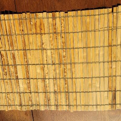Lot 234: (4) Bamboo Placemats and Table Runner 