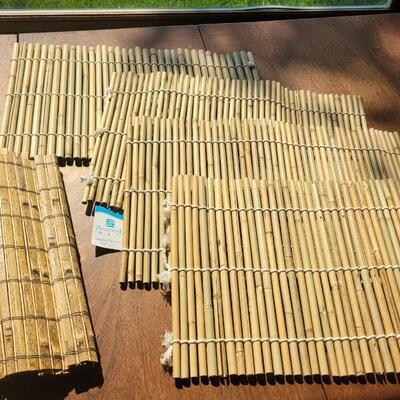 Lot 234: (4) Bamboo Placemats and Table Runner 