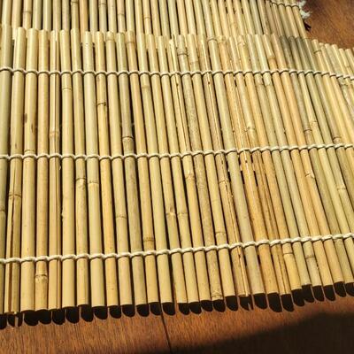 Lot 234: (4) Bamboo Placemats and Table Runner 