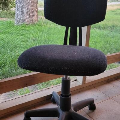 Lot 236: Black Office Chair