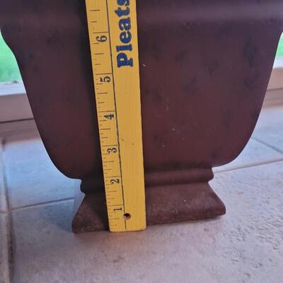 Lot 240: (2) Metal Planters