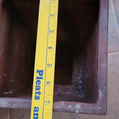 Lot 240: (2) Metal Planters